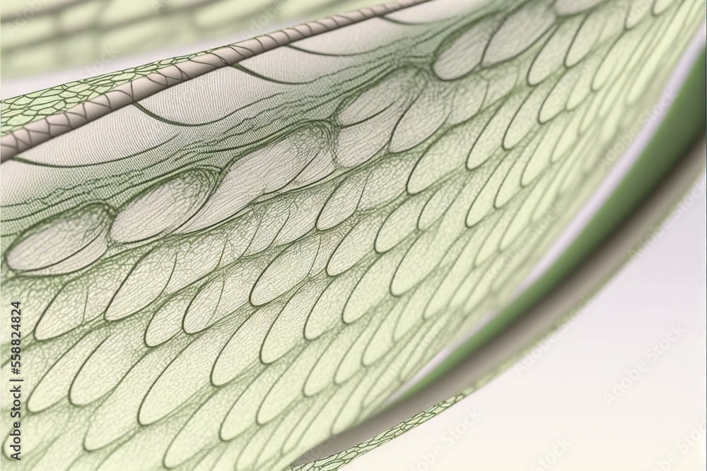 Aufkleber a computer generated image of a leaf with a curved edge and a curved edge, with a white background a