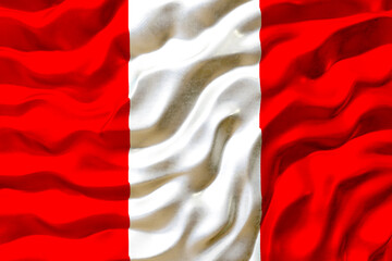 National flag of Peru. Background  with flag of Peru.