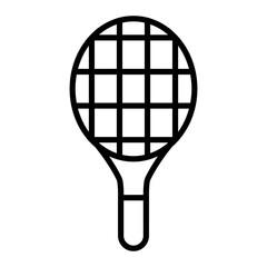 Tennis racket vector icon symbol design