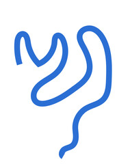 Colourful Squiggly Lines Design