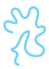 Colourful Squiggly Lines Design