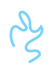 Colourful Squiggly Lines Design