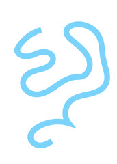 Colourful Squiggly Lines Design