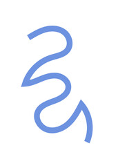 Colourful Squiggly Lines Design