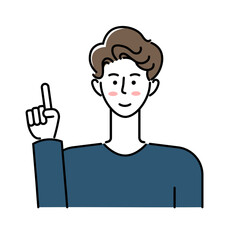 男性　人差し指　アドバイス