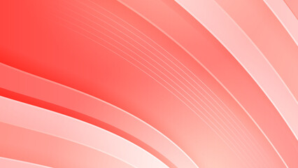 Abstract soft light red and white wave 3d background