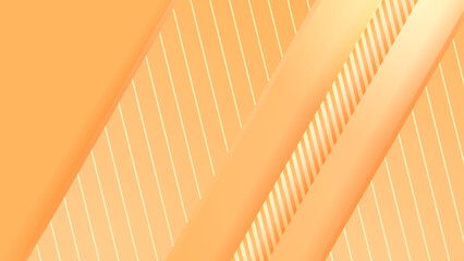 Abstract soft orange and yellow gradient 3d background. Vector illustration abstract graphic design banner pattern presentation background wallpaper web template.