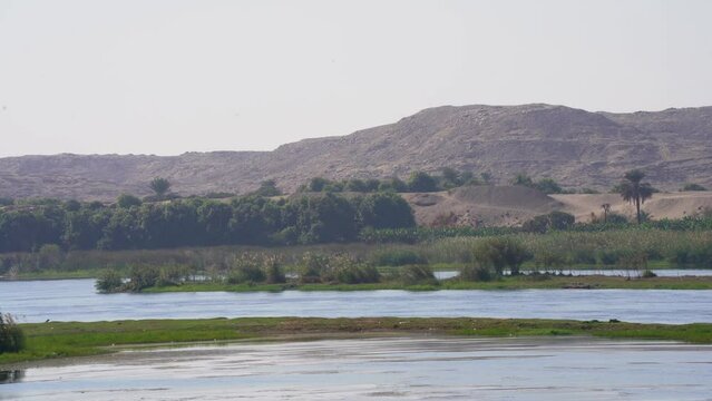 Beautiful Islands in the Nile in Aswan Egypt
