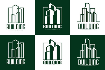Home Design Logo, Building Logo, Property And Construction Company Icon