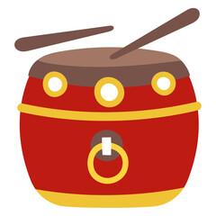 Drum flat icon