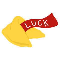 Fortune Cookie flat icon