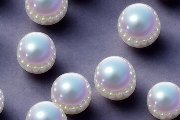 Pearl Pearls June Birthstone Gem Gemstone Jewel Crystal Seamless Texture Pattern Tiled Repeatable Tessellation Background Image