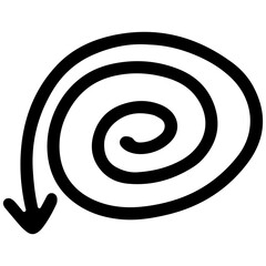 arrow hand drawn png. Vector illustration