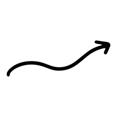 arrow hand drawn png. Vector illustration