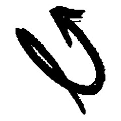 arrow grunge hand drawn shapes