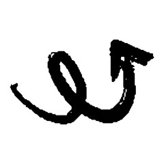 arrow grunge hand drawn shapes