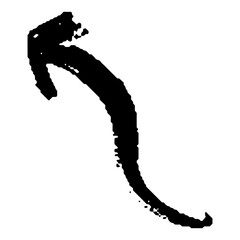 arrow grunge hand drawn shapes