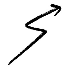 arrow grunge hand drawn shapes