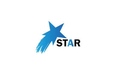 Obraz na płótnie Canvas star logo icon vector isolated