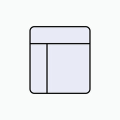 Arrange Icon. Layout Symbol - Vector.     