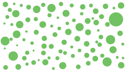 Green Polka Dot Fabric Abstract Geometric Vector Background Pattern