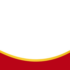 Red and Gold Flat Curve 5