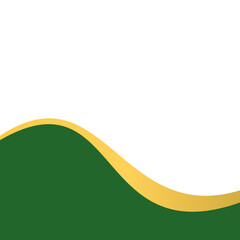 Green and Gold Flat Curve 7