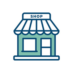 store icon vector design template in white background