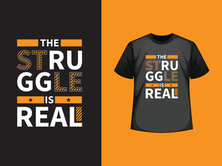 Struggle T-shirt Design