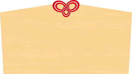 無地のコピースペース用の絵馬のイラスト