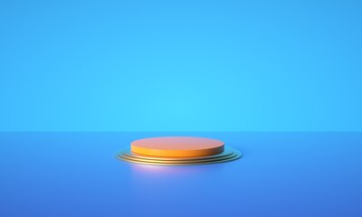 3D rendering of promotional background