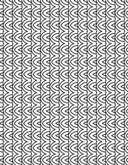 Fototapeta premium Creative Seamless Pattern. Can be used as adult coloring book, coloring page.