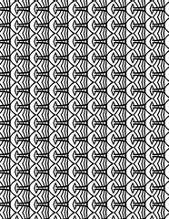 Creative Seamless Pattern. Can be used as adult coloring book, coloring page.