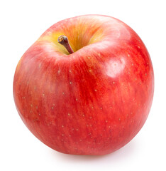 Honey Apple on white backgroung,  Red Apple with honey core isolate on white with clipping path.