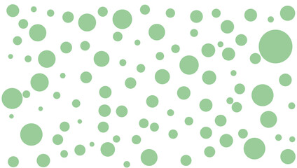 Green Polka Dot Fabric Abstract Geometric Vector Background Pattern