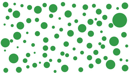 Green Polka Dot Fabric Abstract Geometric Vector Background Pattern