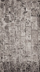 Grunge Stonewall Beautiful  Brickwork Construction  Textured Pattern Background Indoor Interior Decision Vertical Photo