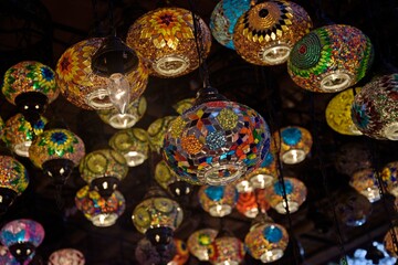 Traditional vintage turkish lamps