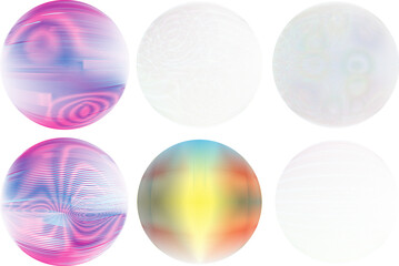 Set of spheres . Lines constructed transparent sphere .Vector  .Technology sphere Logo . Design element for posters, social media, templates, flyers, brochures . Abstract trendy transparent circles