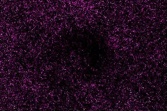 Purple magenta pink galaxy space background.  Glowing stars in space.  Night sky with stars.  New Year, Christmas, Valentine and all celebration backgrounds concepts.