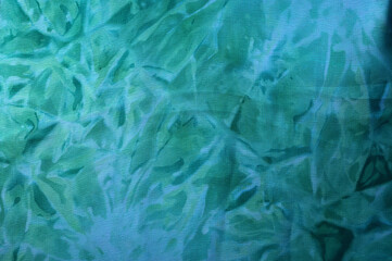 abstraction in turquoise colors, close-up as a texture for the background
