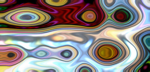 Fototapeta premium abstract liquid wave background, flowing liquid, Generative AI Art