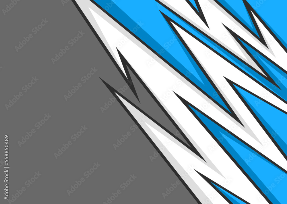 Poster abstract racing background with sharp arrow pattern and with some copy space area