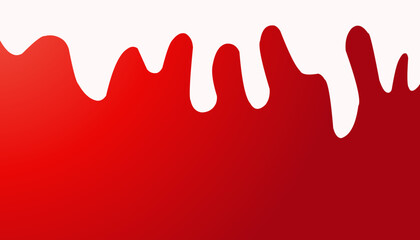 Vector liquid red and white abstract background