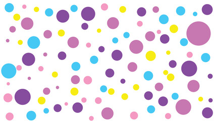 abstract  yellow  blue purple polka dot fabric geometric vector pattern background