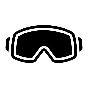 goggle glyph icon