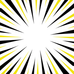 Illustration of yellow and black color comic background. Perfect for comic backgrounds, posters, banners, stickers, books
