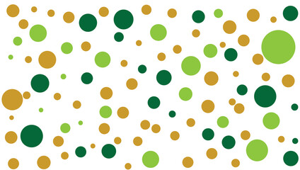 abstract  green and brown polka dot fabric geometric vector pattern background