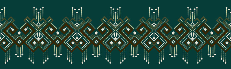 Ethnic pattern geometric design folklore ornament. Tribal ethnic vector texture. Seamless striped pattern in Aztec style. Figure tribal embroidery. Indian EP.18