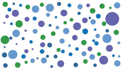 abstract blue purple green polka dot fabric geometric vector pattern background